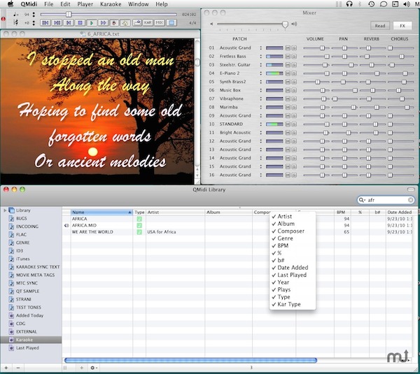 QMidi pro for mac