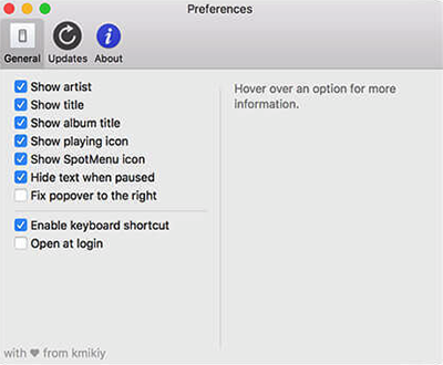 SpotMenu Mac版