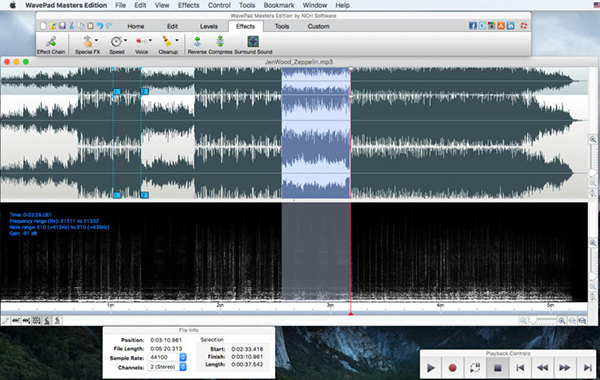 Wavepad Audio Editor Mac版