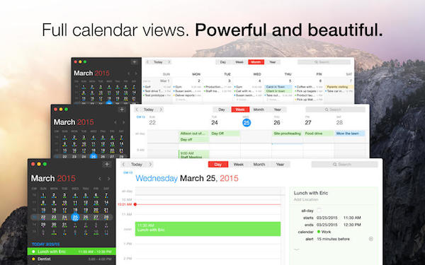 Fantastical 2 Mac版