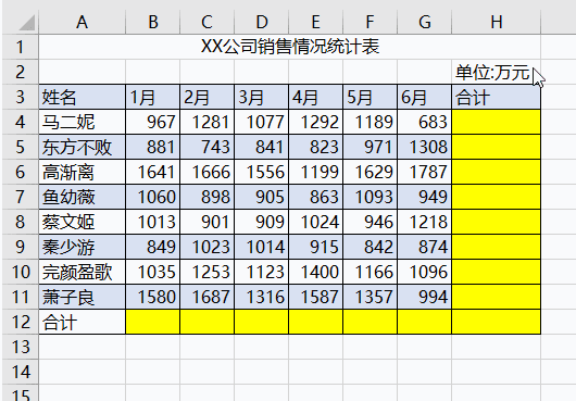 Excel快捷键