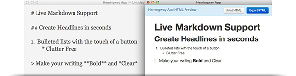 Hemingway Editor Mac版