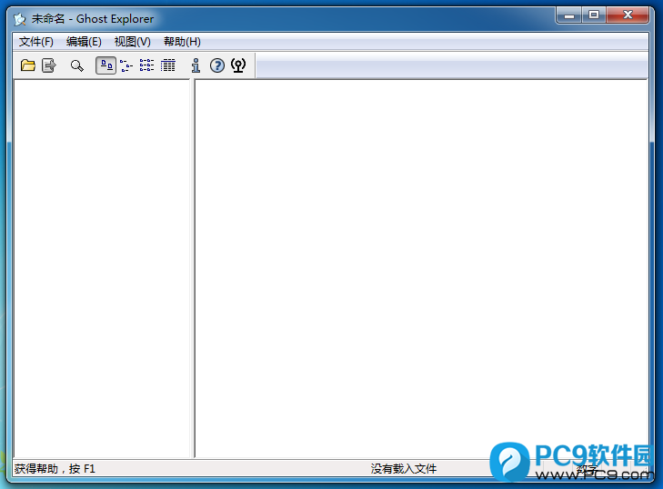 Symantec Ghost Explorer(Gho镜像浏览器)界面