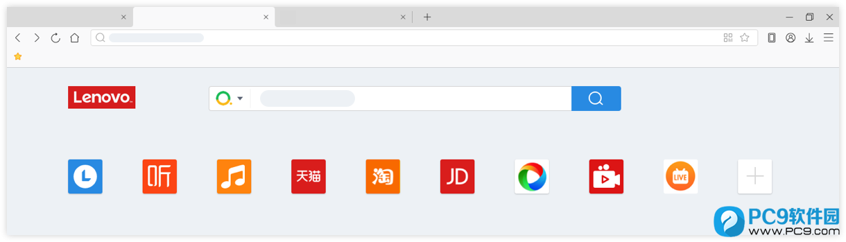 联想浏览器界面
